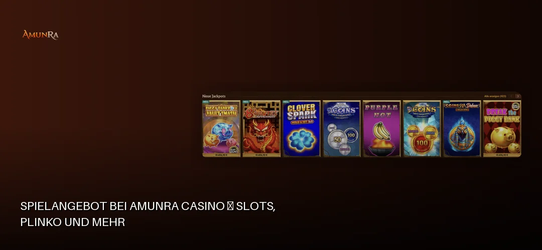 Amunra Casino promotional banner